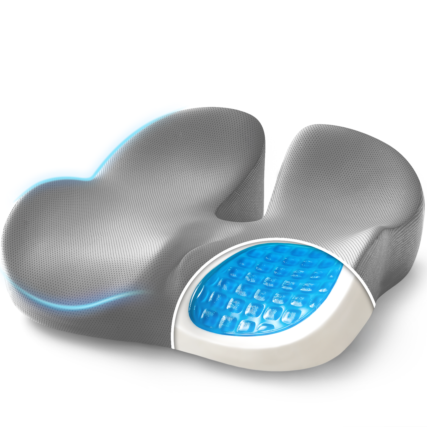 Ergonomic Seat Cushion with Zoned Gel