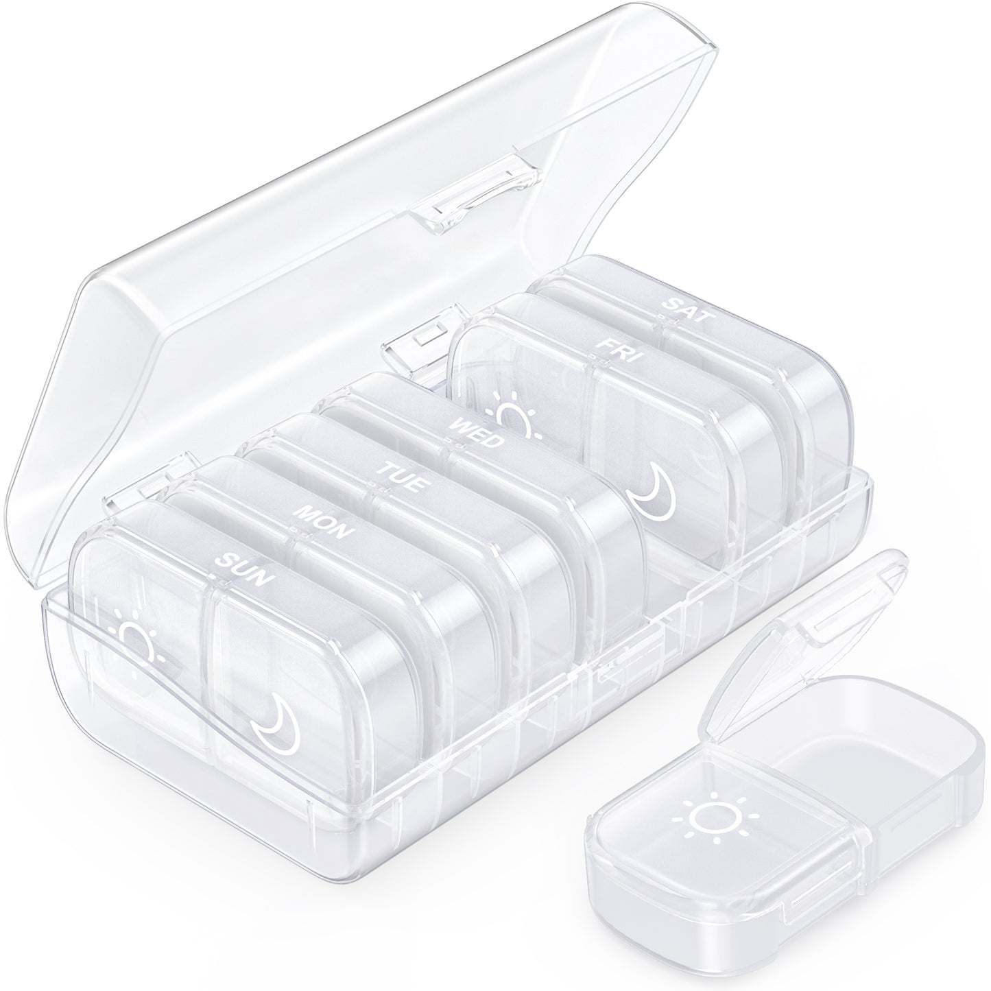 AM PM Pill Box