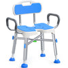 H-Shaped Shower Chair with Back and Arms