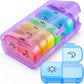 Color-Coded Larger Weekly Pill Box