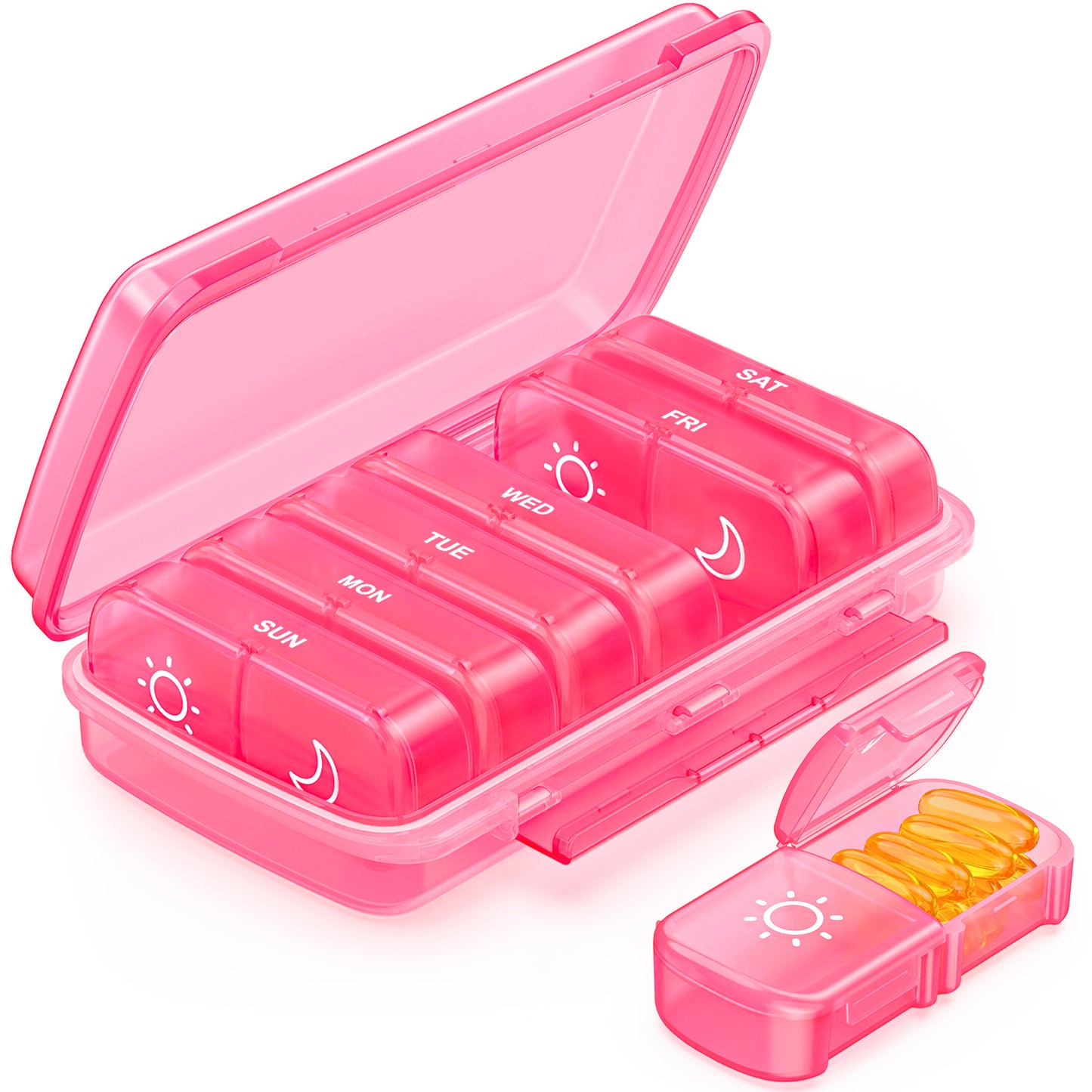 Moisture-Proof Weekly Pill Organizer