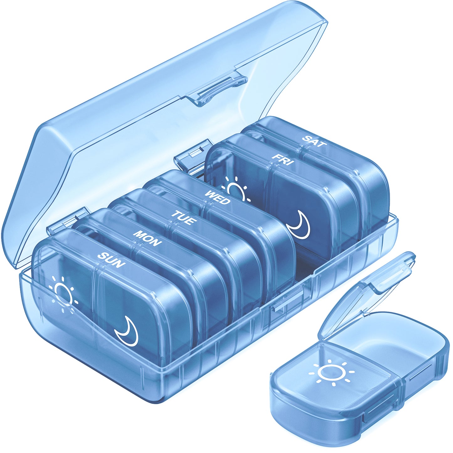 AM PM Pill Box
