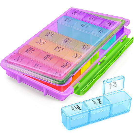 Moisture-Proof Weekly Pill Box 3 Times A Day