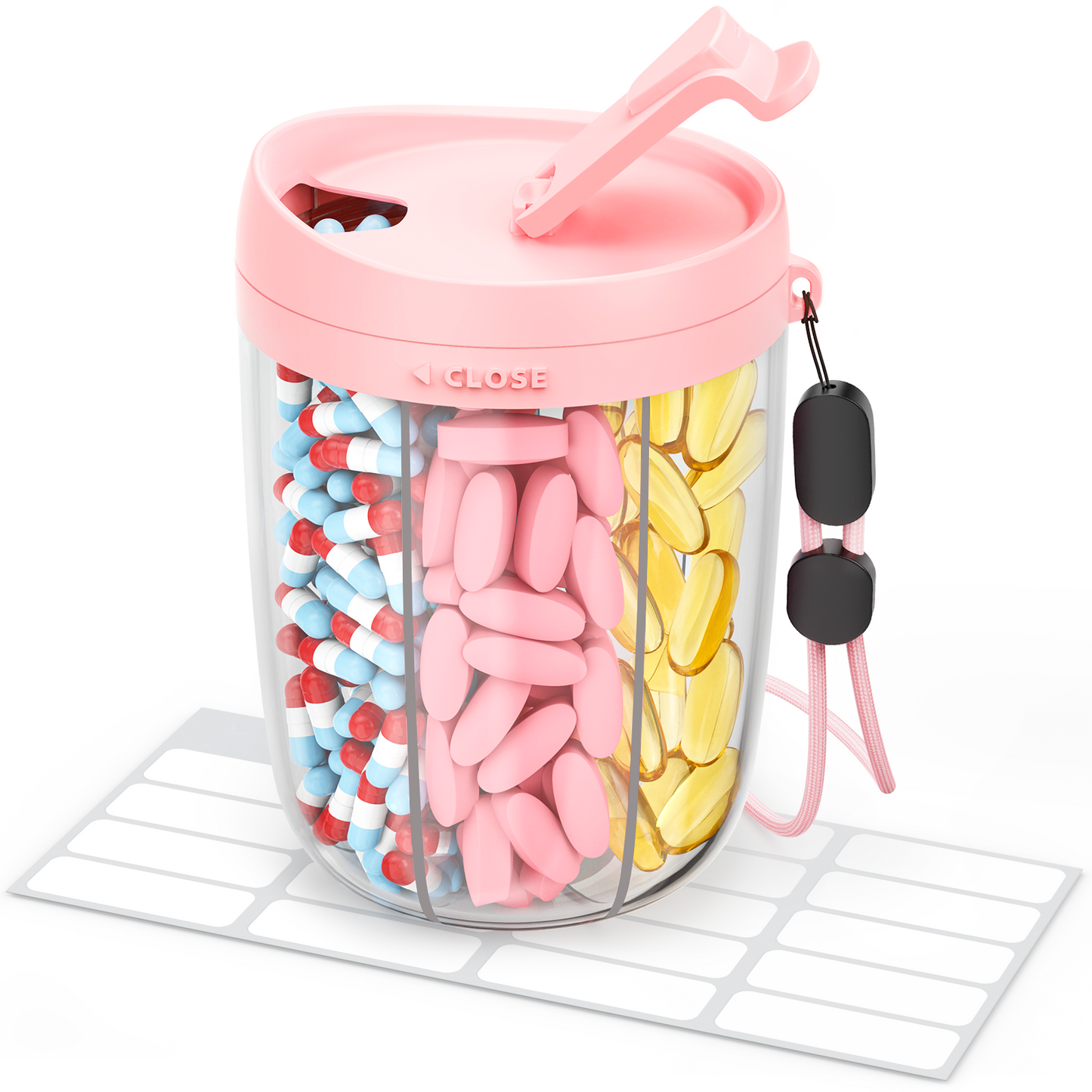 Stylish Large Pill Dispenser