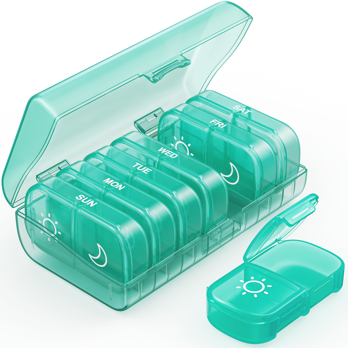 AM PM Pill Box