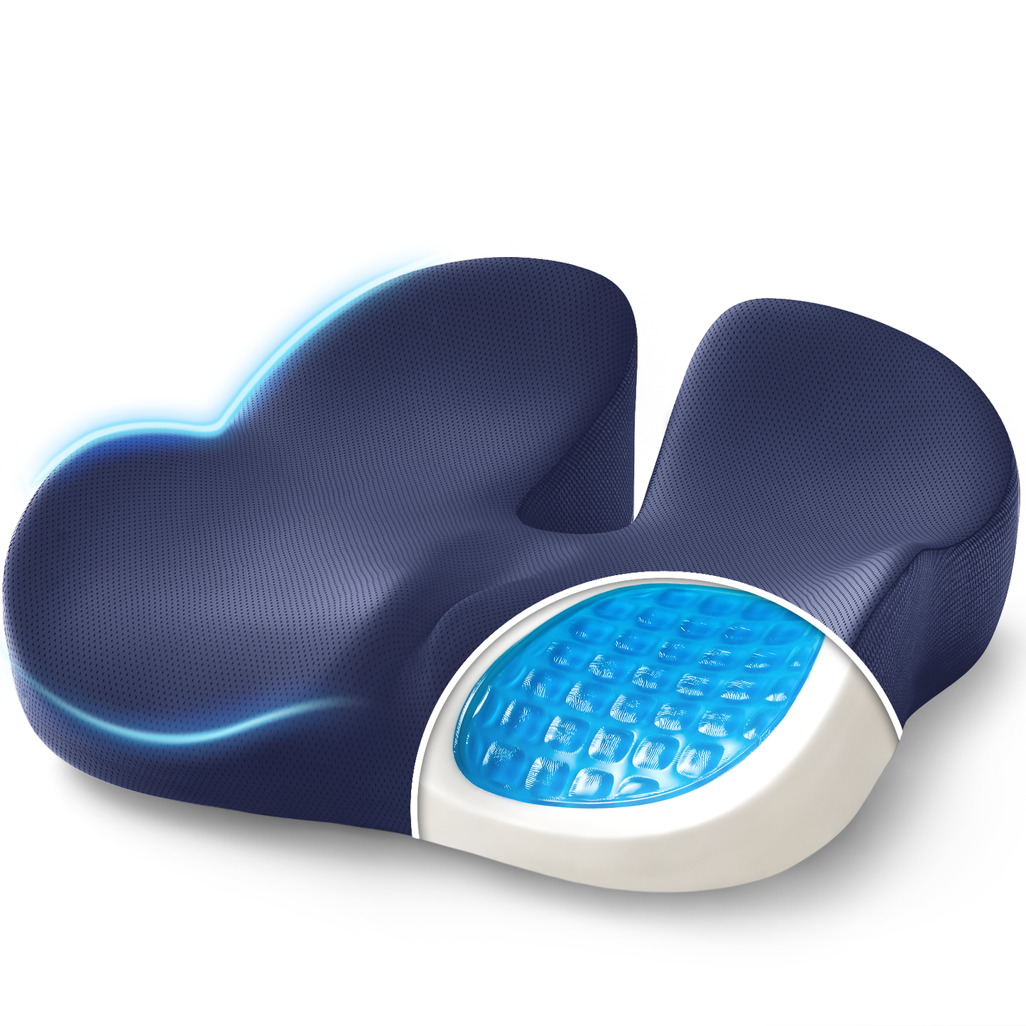 Ergonomic Seat Cushion with Zoned Gel