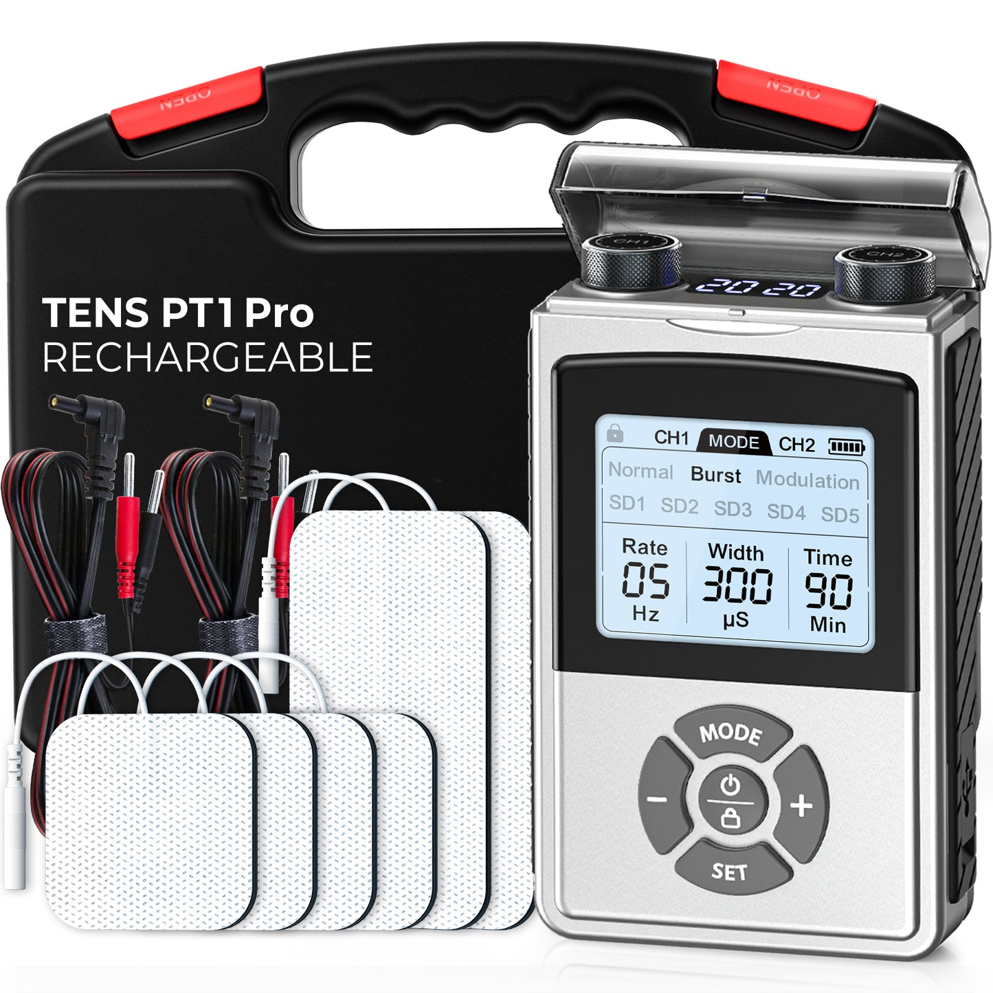 Rechargeable Digital TENS Unit