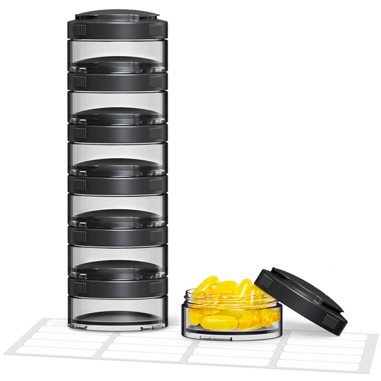 Stackable Weekly Pill Box