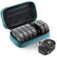 AM PM Pill Box with Canvas Bag
